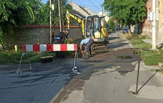 Sombor, JKP "Vodokanal" - sanacija kvara