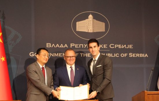 Potpisivanje ugovora - Antonio Ratković i Goran Vesić 9