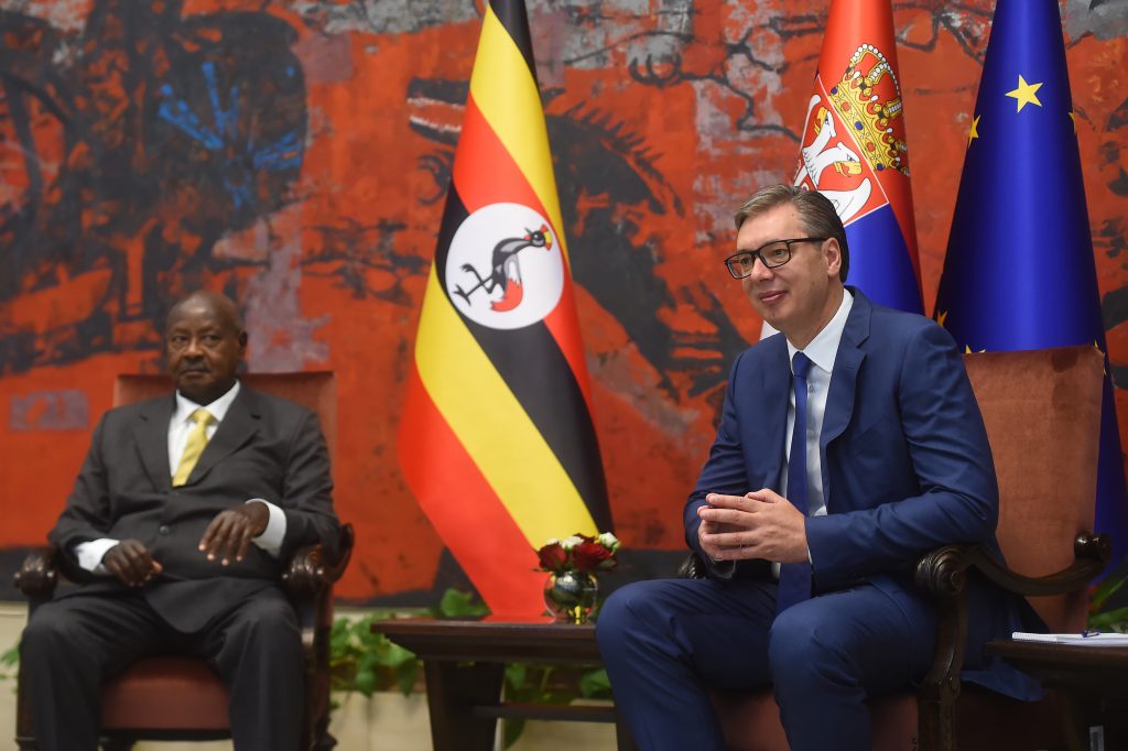 Aleksandar Vučić i predsednik Ugande