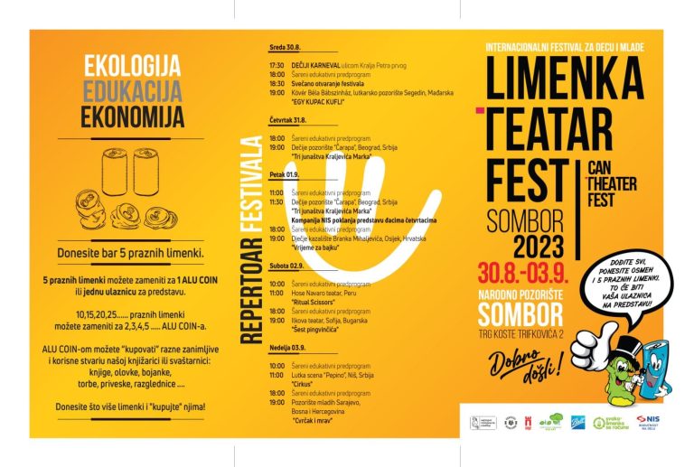 „Limenka teatar fest“ od 30. avgusta u Somboru 1