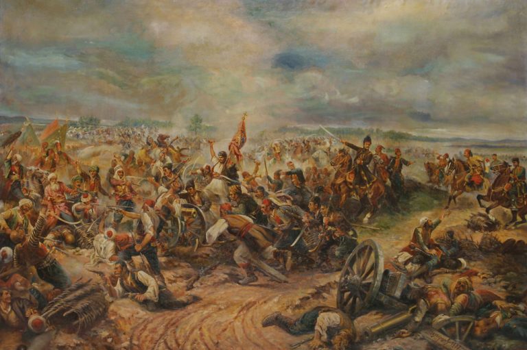 Bitka na Mišaru slika Afanasija Šeloumova