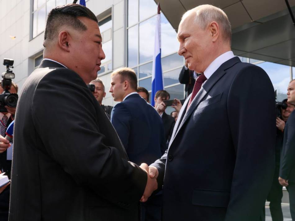 Kim Dzong Un i Vladimir Putin