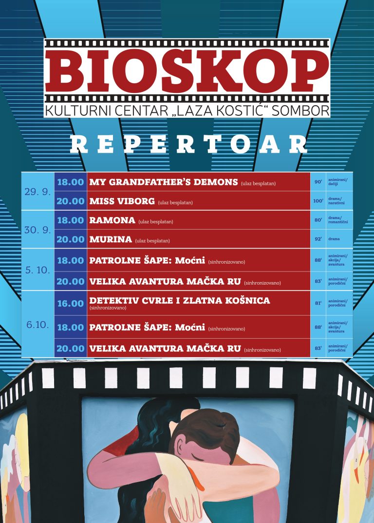 Bioskop KC „Laza Kostić“ ponovo radi od 29. septembra