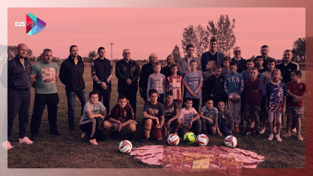 Podela sportske opreme seoskim fudbalskim klubovima na teritoriji Grada Sombora