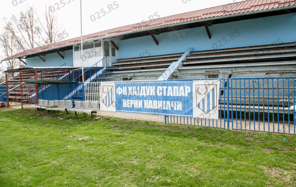 Obilazak završenih radova na uređenju sportskih objekata, fudbalskog stadiona u Staparu