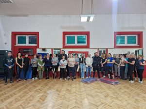 Štefanek i Bogdanović sa damama u projektu „Budi zdrava - vežbaj s nama"