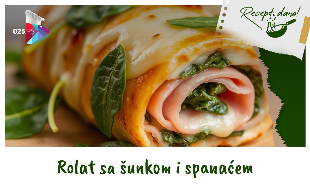 Rolat sa sunkom i spanacem