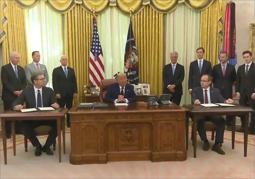 Potpisivanje u Beloj kući