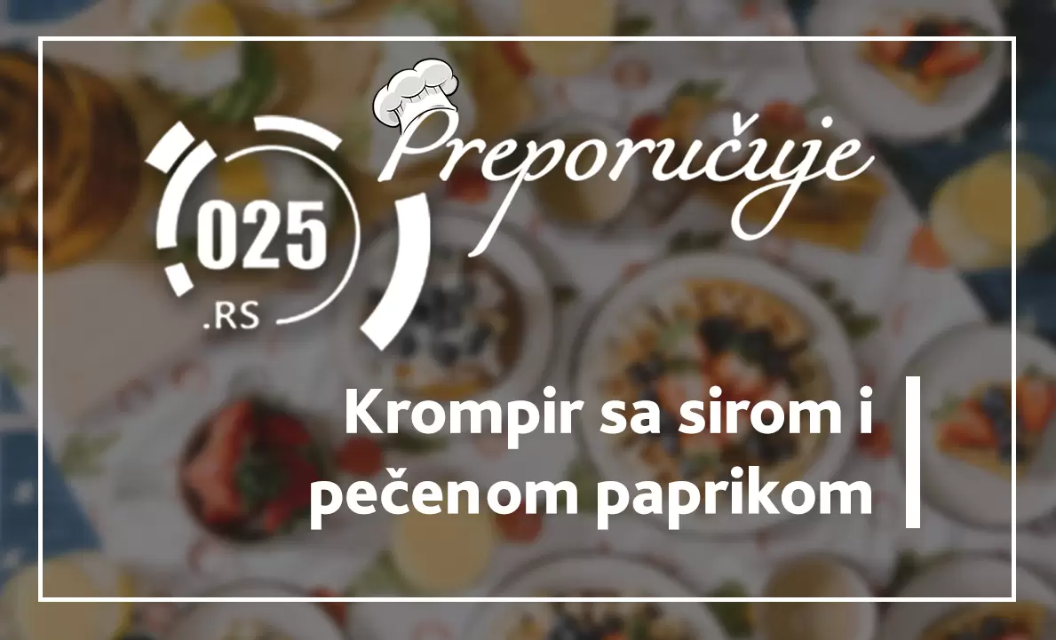 Krompir sa sirom i pečenom paprikom