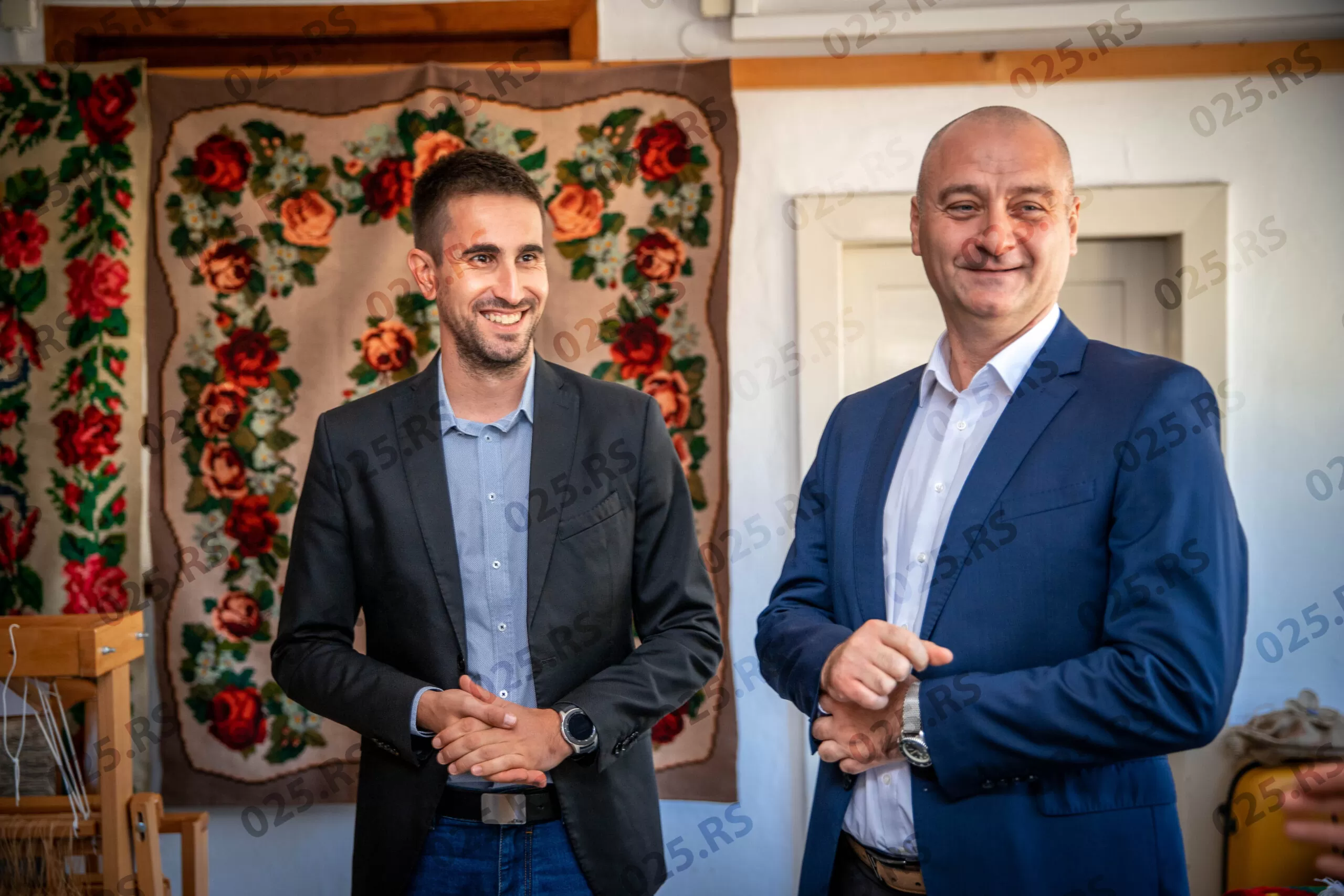 Gradonačelnik Antonio Ratković i dr Nenad Ivanišević