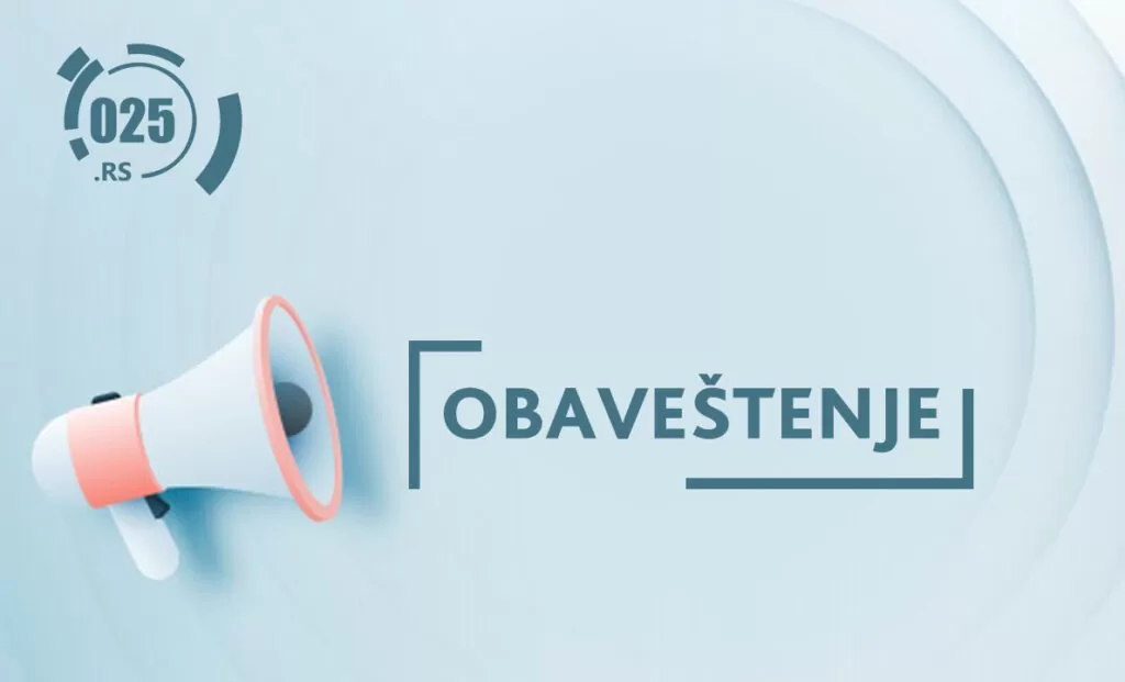 obaveštenje