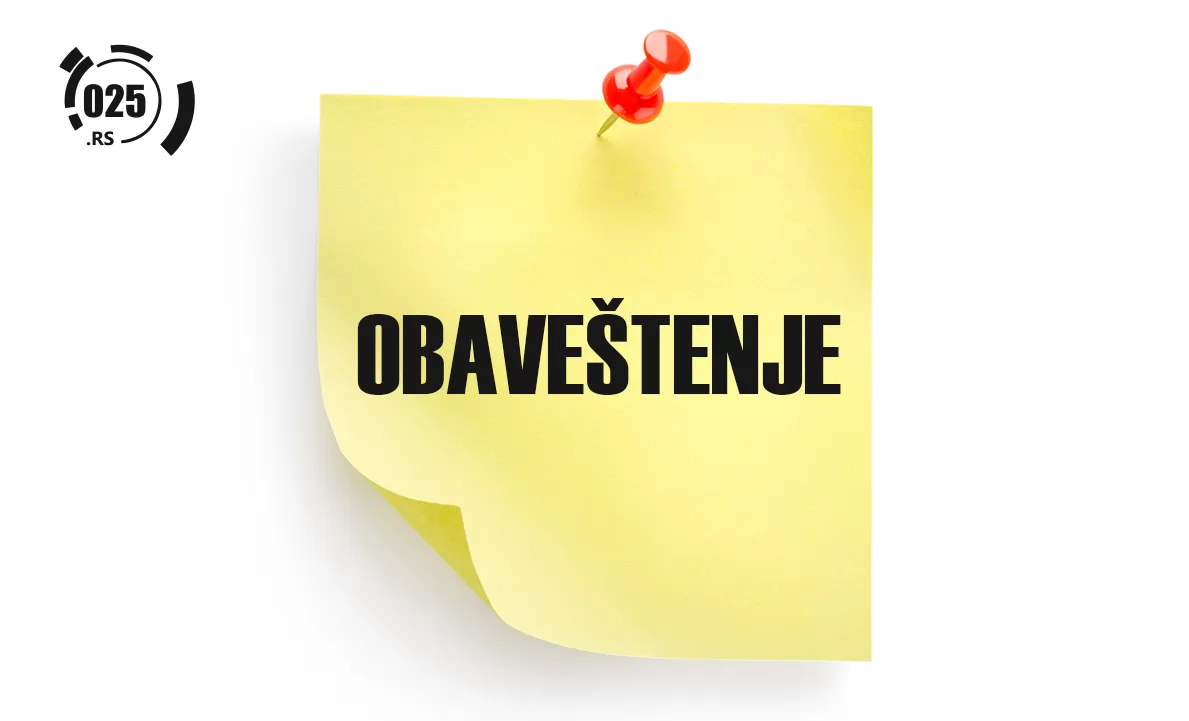 obavestenje