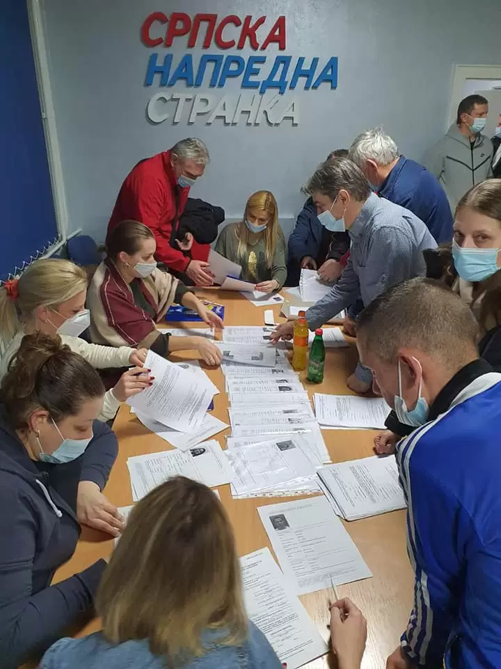 Potpisivanje liste SNS