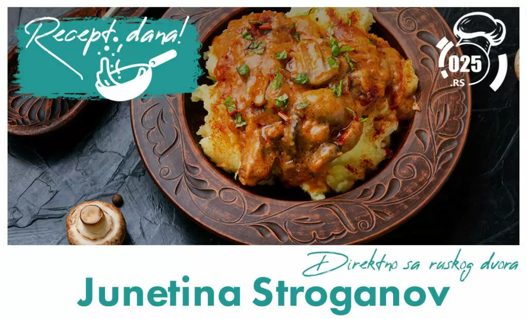 Junetina stroganov - recept