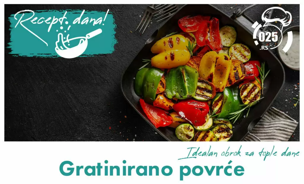 Recept - Gratinirano povrće