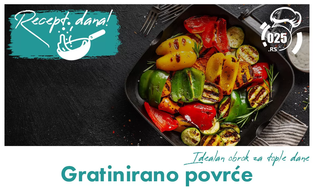Recept - Gratinirano povrće