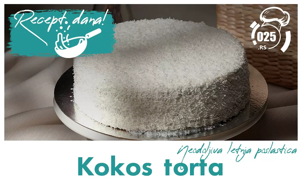 Kokos torta - recept