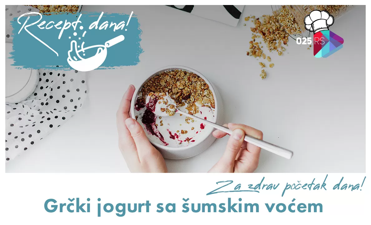 Recept - grčki jogurt sa šumskim voćem