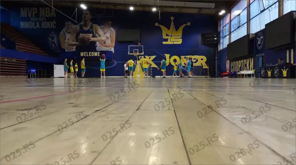 Gradska hala Mostonga - trening