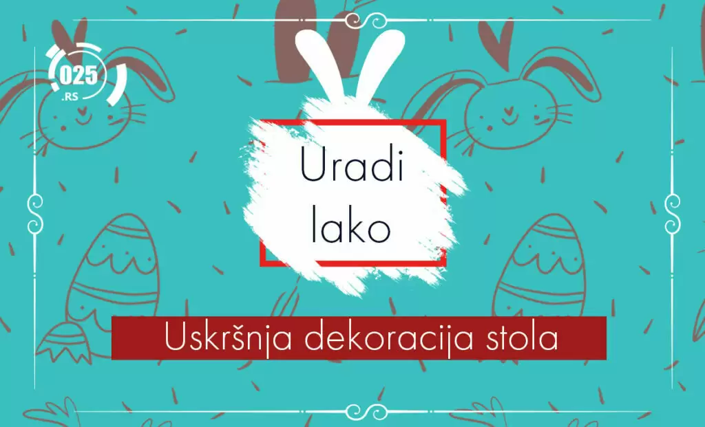 uskrs - dekoracija stola
