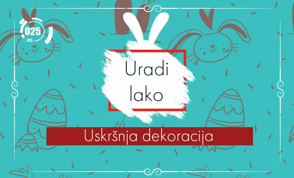 uradi lako - uskršnja dekoracija