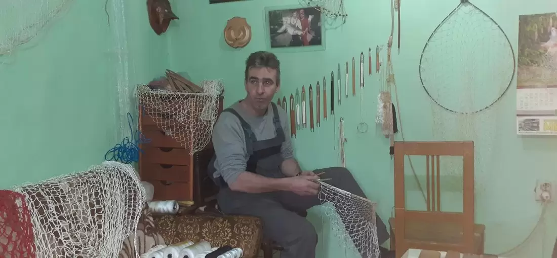 Ribarska mreža - pletenje