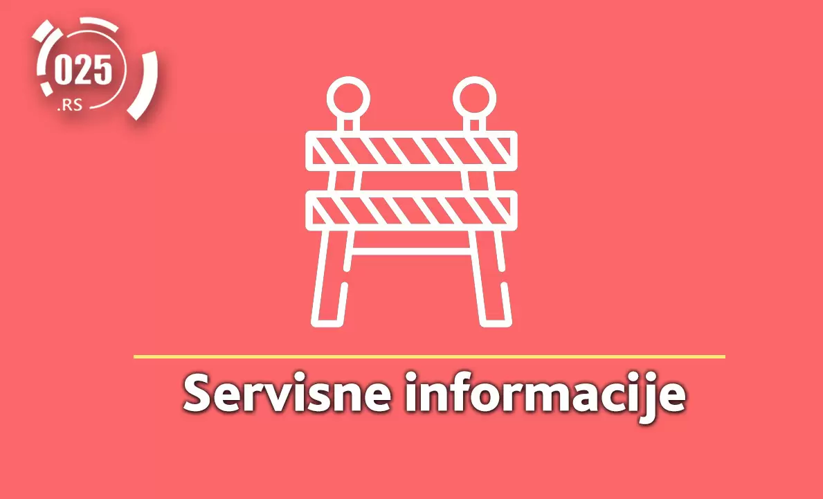 servisna informacija - radovi