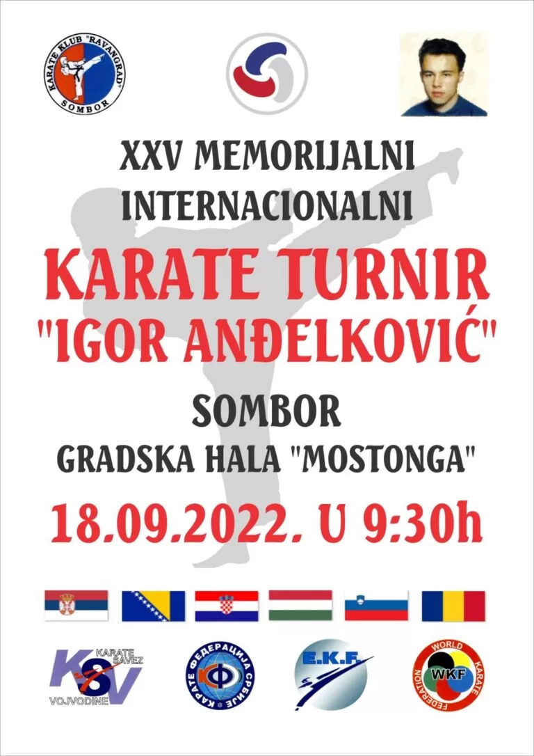 Memorijalni karate turnir - Sombor