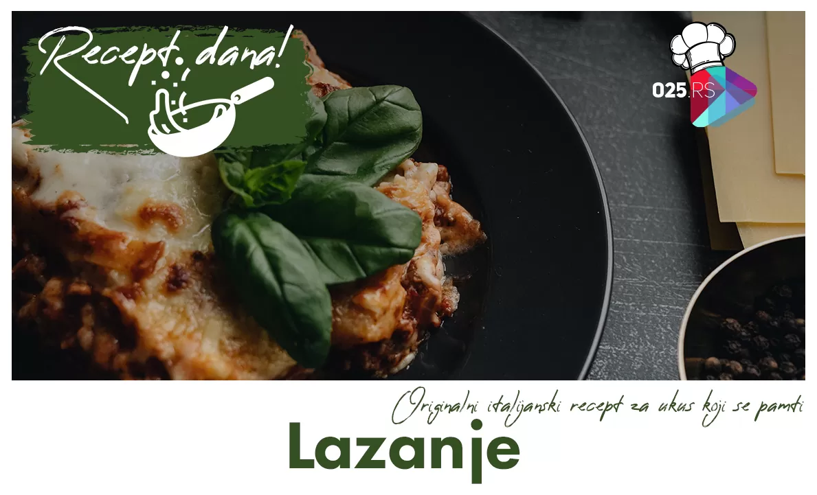 recept dana - lazanje