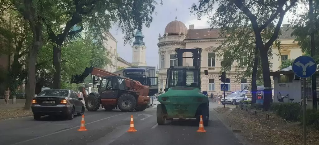 Sombor - saobraćajna nezgoda