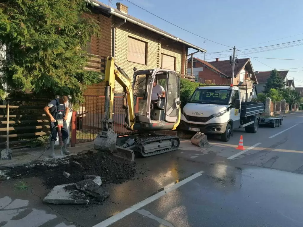 Sombor - radovi na vodovodnoj mreži