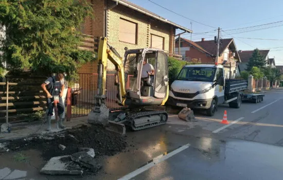 Sombor - radovi na vodovodnoj mreži