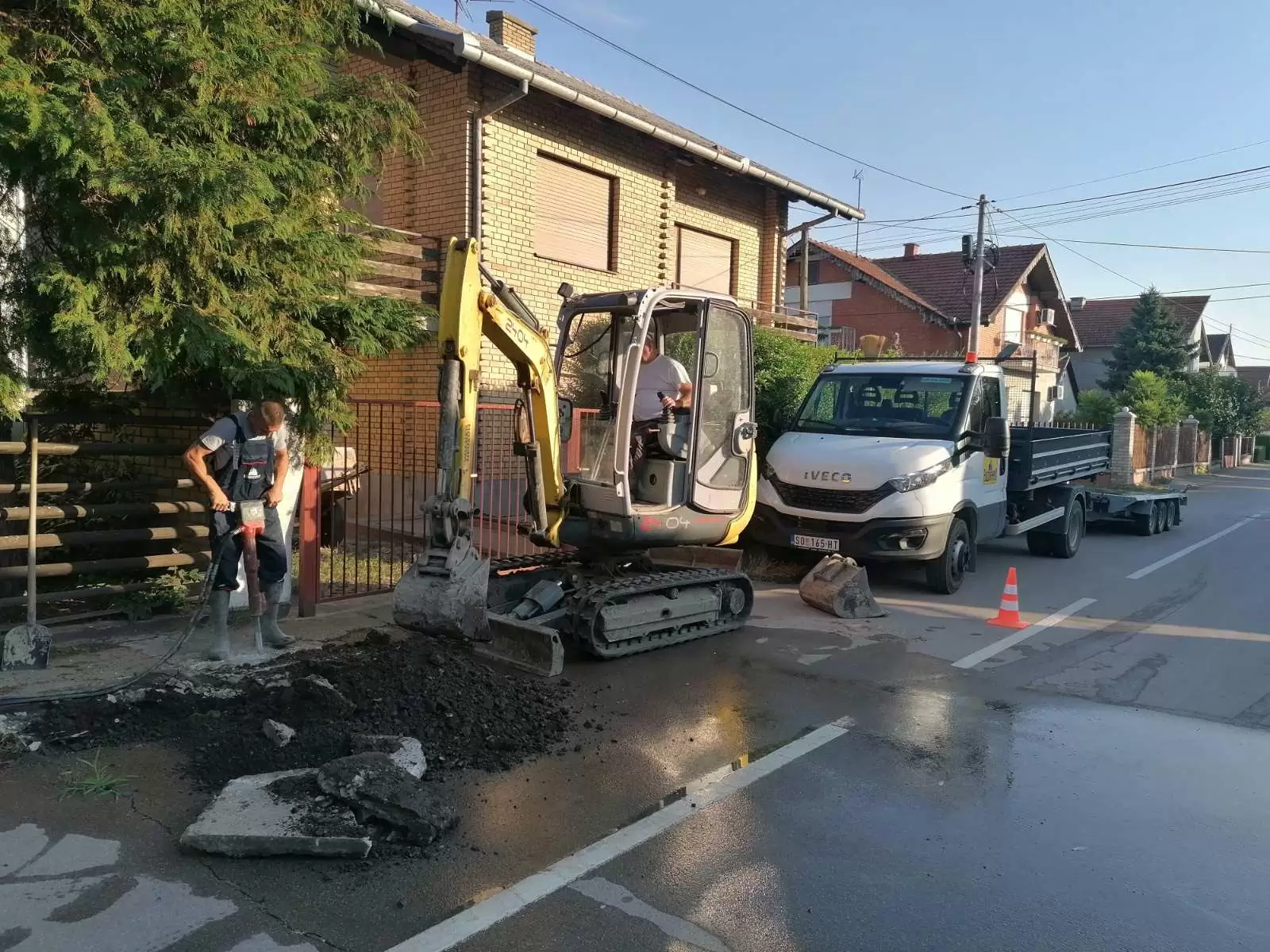 Sombor - radovi na vodovodnoj mreži