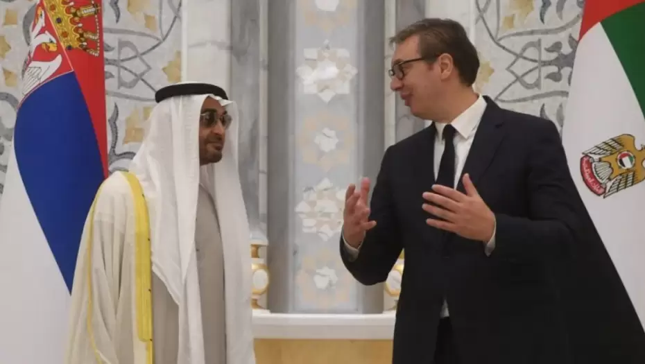 Aleksandar Vučić i šeik Bin Zajed