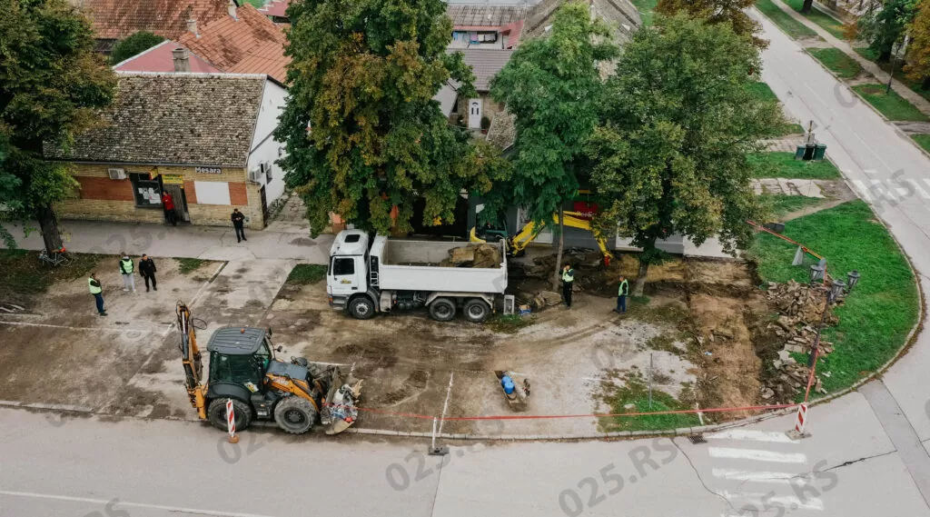 Apatin - početak radova na rekonstrukciji ulice 7