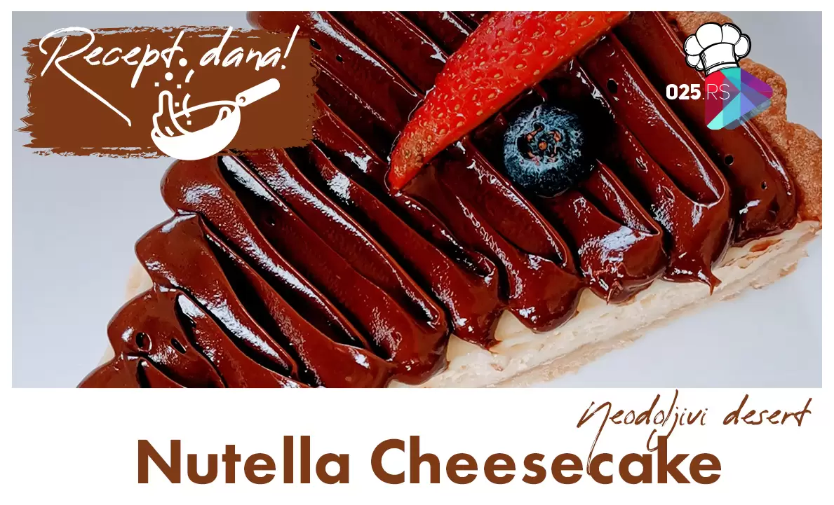 recept - nutella cheescake
