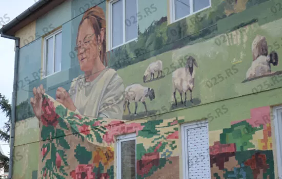 Stapar, mural Staparska ruža