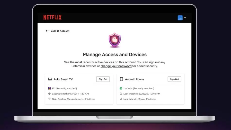Netfliks odjavljivanje