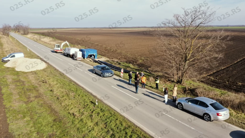 Gradonačelnik obišao radove na izgradnji dovodnika vode od Miletića ka Stanišiću 1