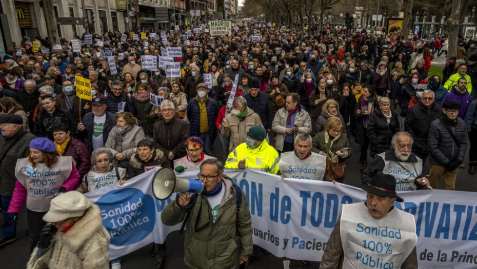 Protest u Madridu