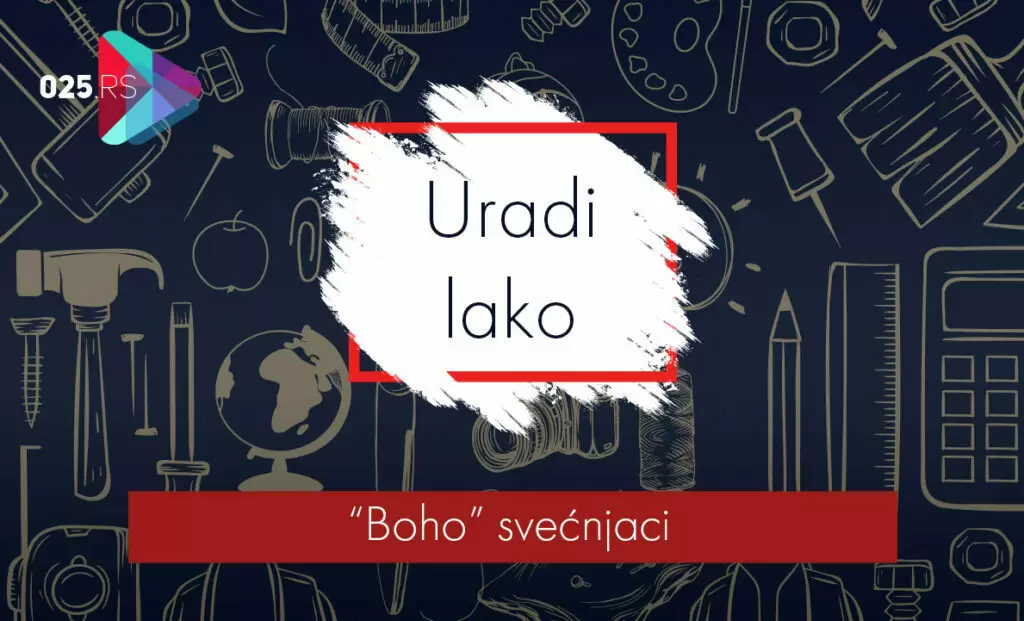 Boho svećnjak