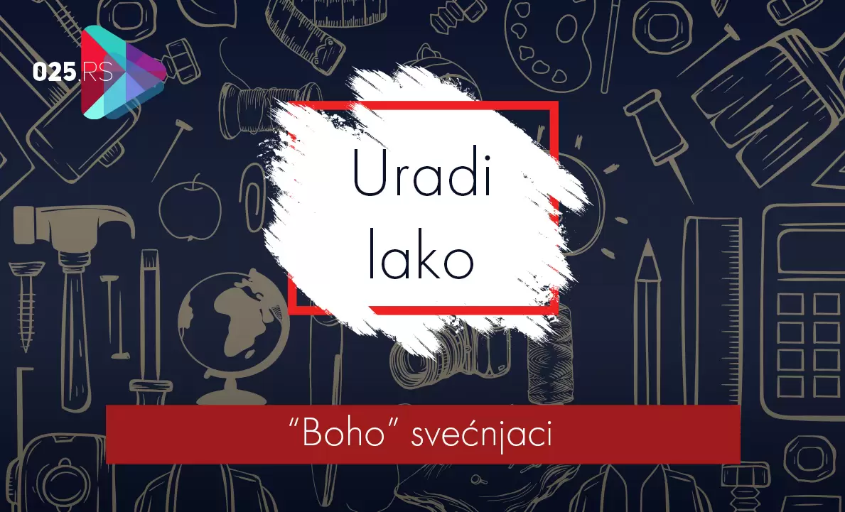 Boho svećnjak