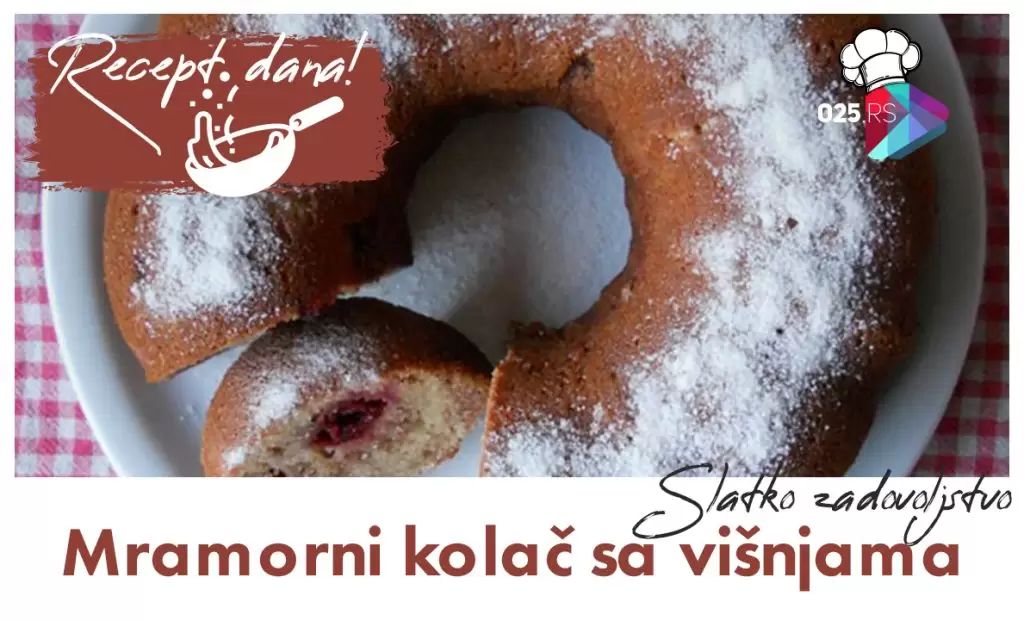 mramorni kolač sa višnjama