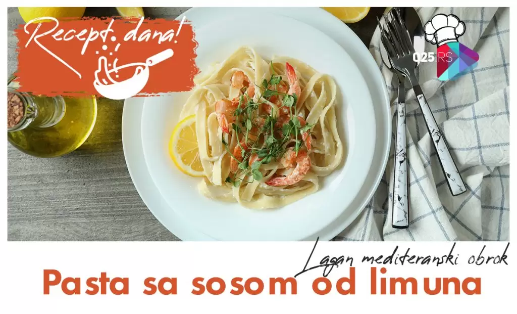 pasta sa sosom od limuna