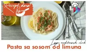 pasta sa sosom od limuna