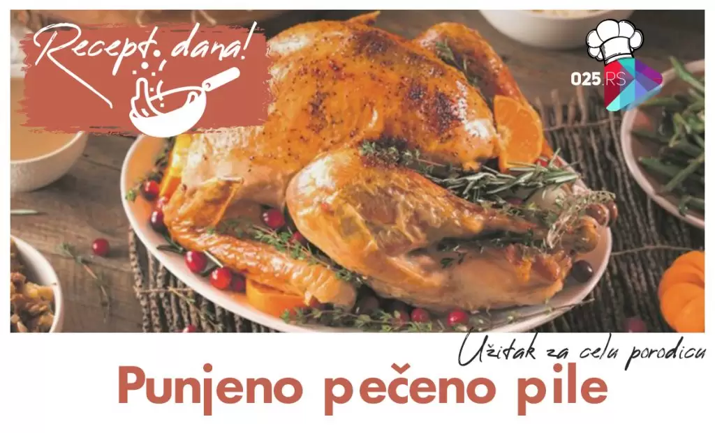 Punjeno pečeno pile