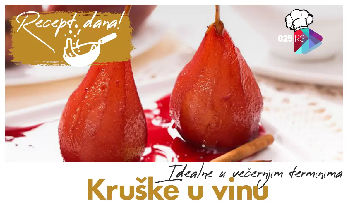 kruške u vinu