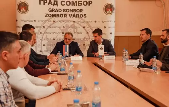Sombor - sastanak sa sportskim udruženjima, Županija 