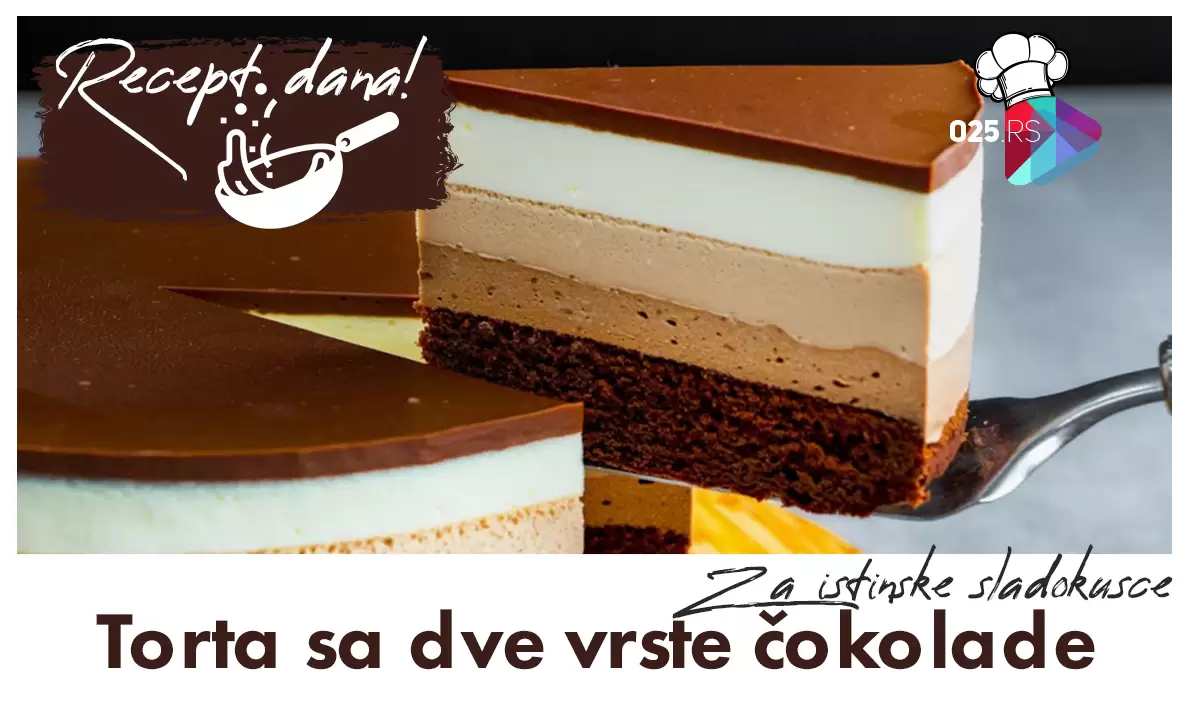 Torta sa dve vrste čokolade