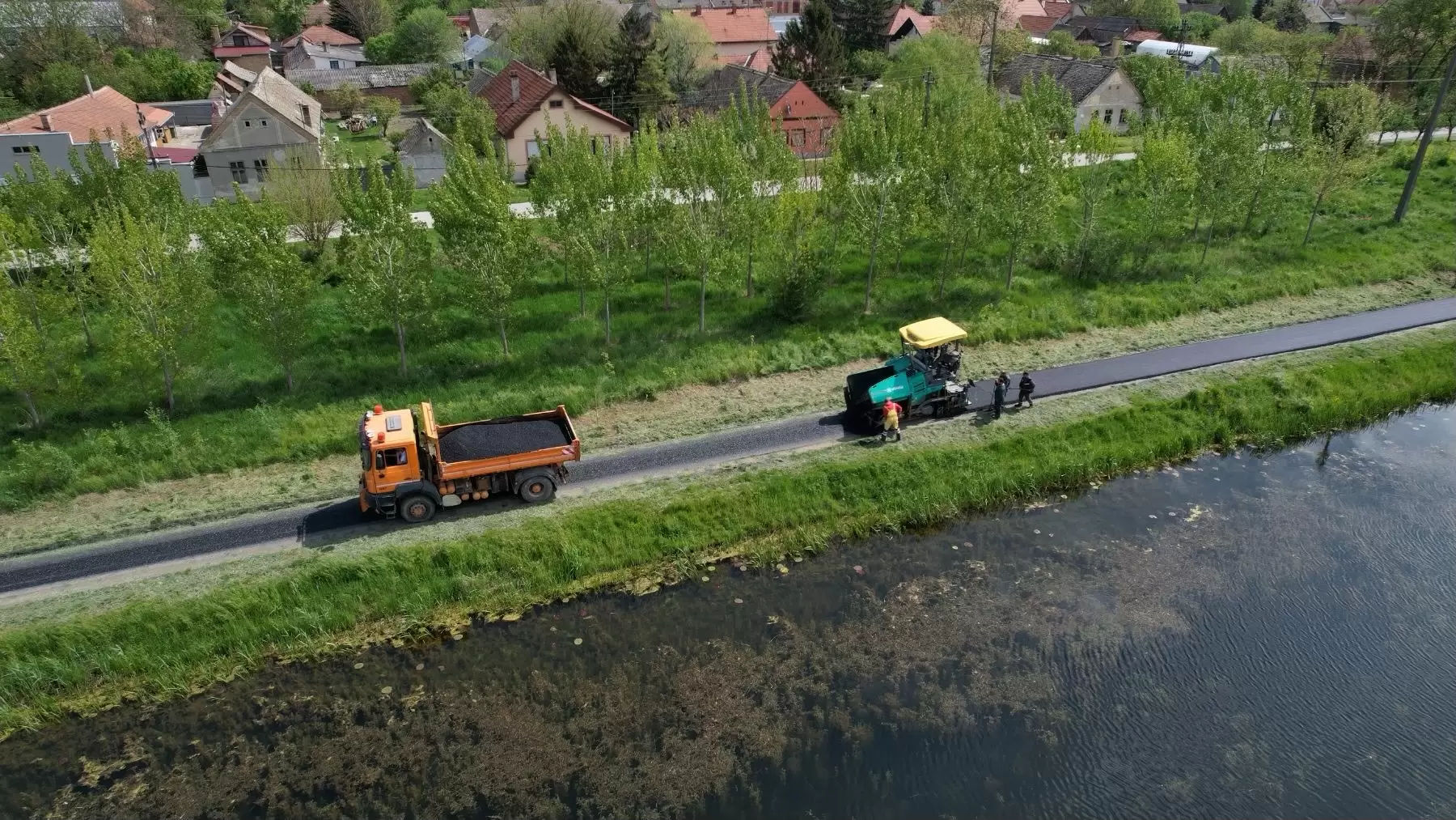 Kula - radovi na asfaltiranju 1